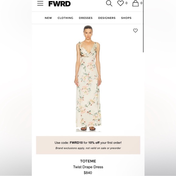 Toteme Floral Cream Maxi Skirt - Picture 10 of 10